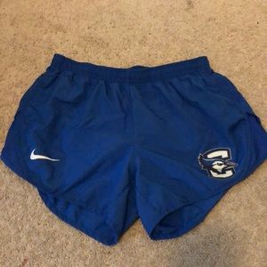NIKE RUNNING SHORTS (Creighton University logo)
